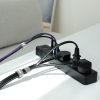 Velcro lente Velcro 3M kabeļa kabeļa organizators - pelēks