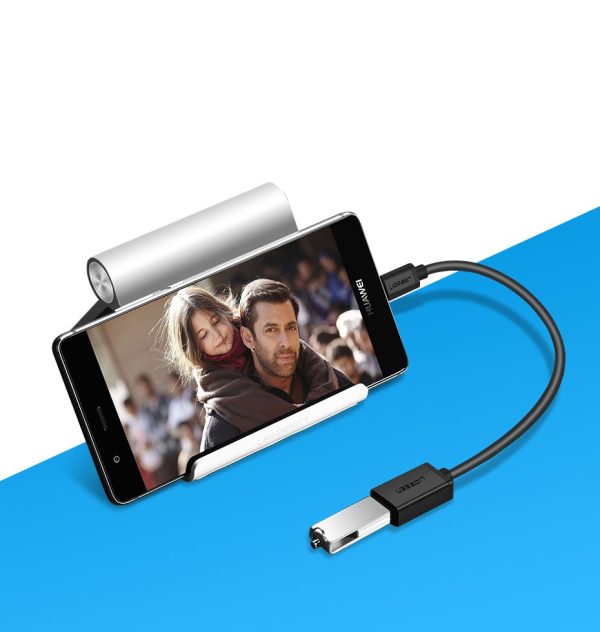 Adaptera adapteris OTG kabelis ar USB 3.0 uz USB -C - melns