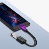 Adaptera adapteris OTG kabelis ar USB 3.0 uz USB -C - melns