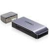 SD / MICRO SD / CF / CF / MS atmiņas karšu lasītājs USB 3.0 spraudnis - pelēks