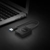 SD / MICRO SD atmiņas karšu lasītājs USB 3.0 15cm spraudnis - melns