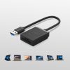 SD / MICRO SD atmiņas karšu lasītājs USB 3.0 15cm spraudnis - melns
