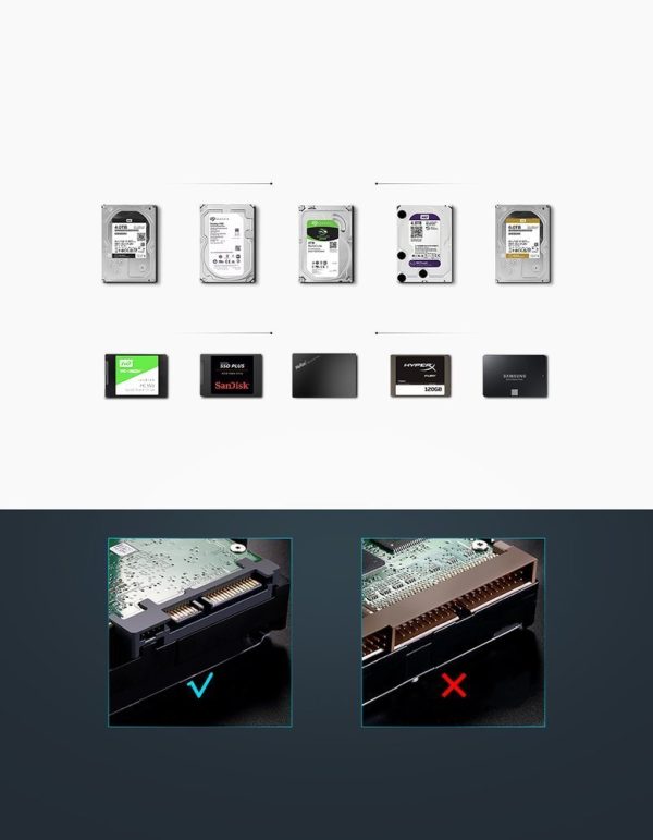Pocket HDD Pocket Sata 3.5 '' USB 3.0 - melns