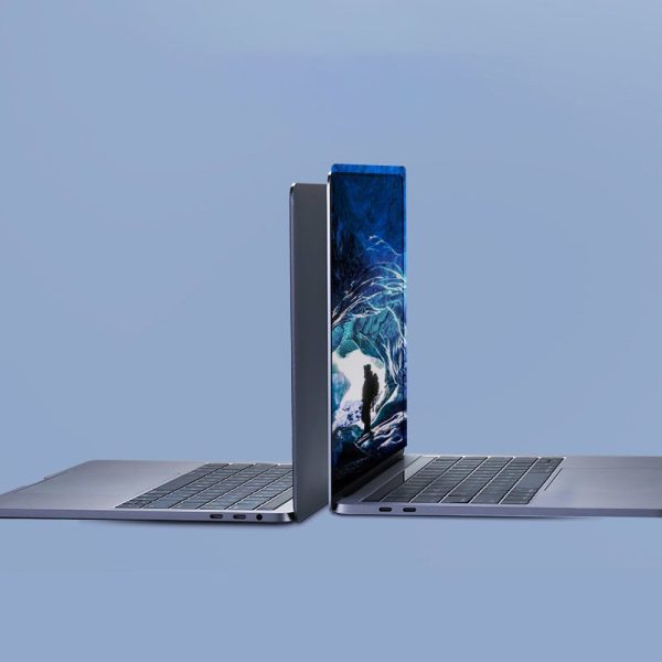 Daudzfunkcionālu rumbas ports MacBook Pro / AIR 2X USB-C uz USB-C HDMI 3X USB 3.0-GRAY