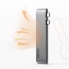 Daudzfunkcionālu rumbas ports MacBook Pro / AIR 2X USB-C uz USB-C HDMI 3X USB 3.0-GRAY
