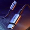 USB -C kabeļa kabelis - USB -C barošanas piegādes ātrā uzlāde 1m - pelēks
