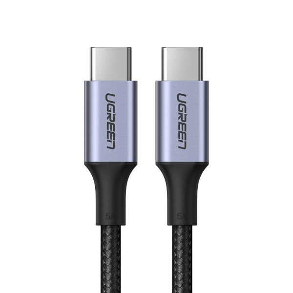 USB -C kabeļa kabelis - USB -C barošanas piegāde Ātrā uzlāde 2m - pelēks