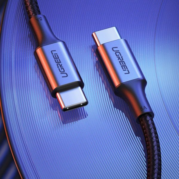 USB -C kabeļa kabelis - USB -C barošanas piegāde Ātrā uzlāde 2m - pelēks