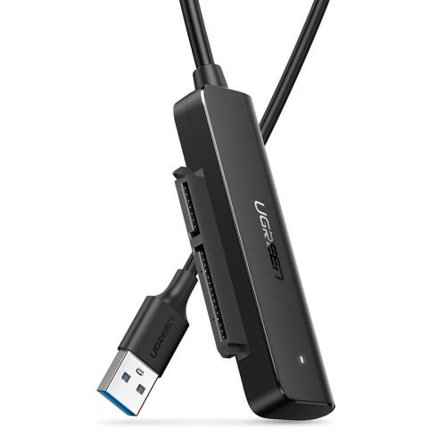 Adapteris HDD SSD 2.5 '' SATA III 3.0 uz USB - melns