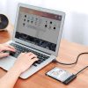 Adapteris HDD SSD 2.5 '' SATA III 3.0 uz USB - melns