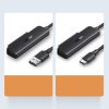 Adapteris HDD SSD 2.5 '' SATA III 3.0 uz USB - melns