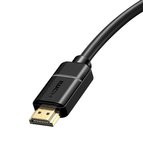 HDMI 2,0 4K 30Hz 3d HDR 18Gbps 8m kabelis - melns