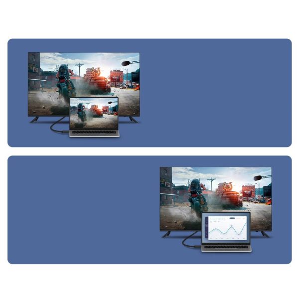 HDMI 2,0 4K 30Hz 3d HDR 18Gbps 8m kabelis - melns