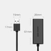 Ārējā tīkla karte LAN RJ45 - USB 2,0 100 Mb / s - melns