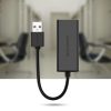 Ārējā tīkla karte LAN RJ45 - USB 2,0 100 Mb / s - melns