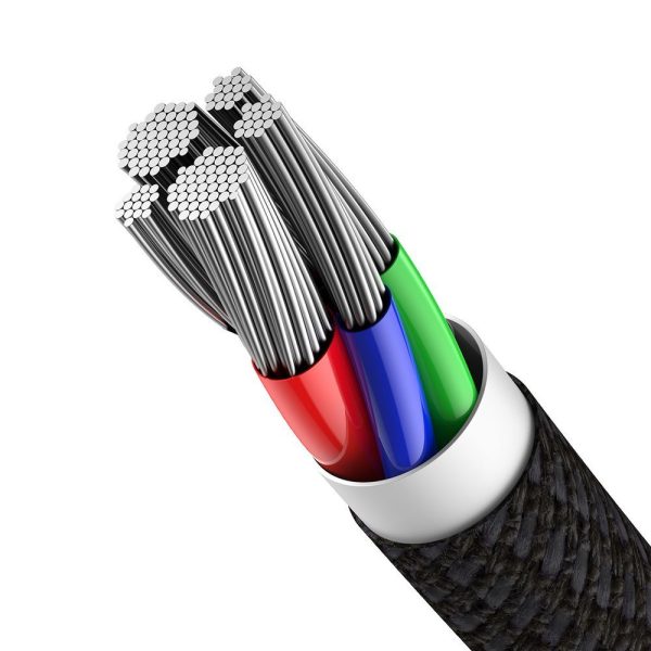 Kabelis Kabelis iPhone USB -C - zibens ātra uzlāde 20W 2m - melns