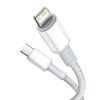 Kabelis Kabelis iPhone USB -C - zibens ātra uzlāde 20W 2m - balts