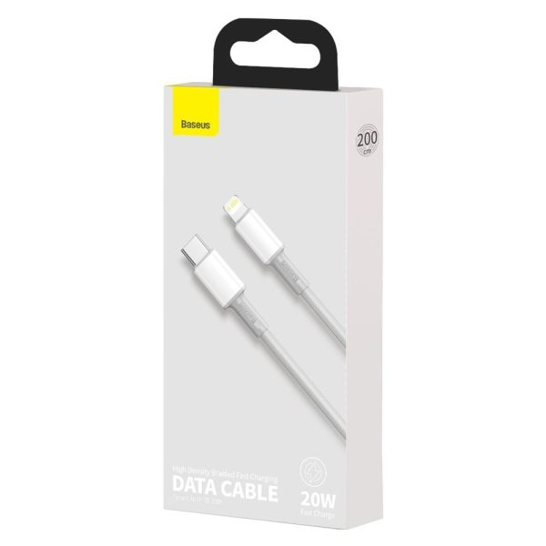 Kabelis Kabelis iPhone USB -C - zibens ātra uzlāde 20W 2m - balts