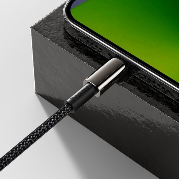 Kabelis Kabelis iPhone USB -C - zibens ātra uzlāde 20 W 1M - visi melni