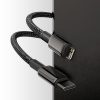 Kabelis Kabelis iPhone USB -C - zibens ātra uzlāde 20 W 1M - visi melni