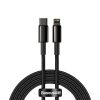Kabelis Kabelis iPhone USB -C - zibens ātra uzlāde 20W 2m - visi melni