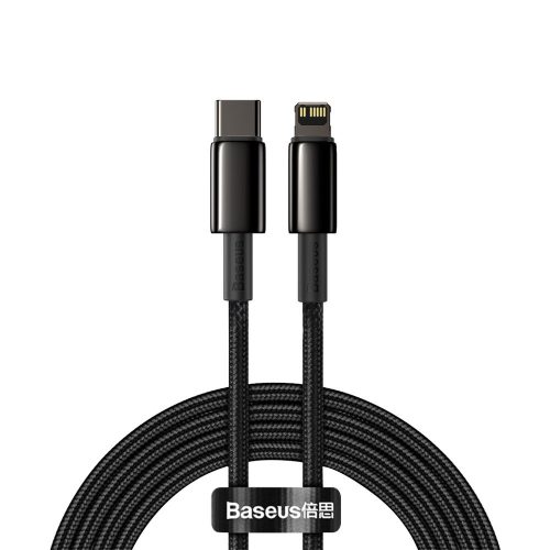 Kabelis Kabelis iPhone USB -C - zibens ātra uzlāde 20W 2m - visi melni
