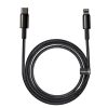 Kabelis Kabelis iPhone USB -C - zibens ātra uzlāde 20W 2m - visi melni