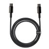 USB -C kabeļa kabelis - USB -C Ātra uzlāde 100W 2M - visi melni