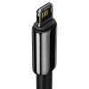 Kabelis kabelis iPhone USB iPhone - zibens 1m - visi melni