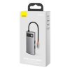 4in1 daudzfunkcionāla rumbas metāla mirdzums USB-C USB-C Power Piegāde HDMI USB 3.2 USB 2.0