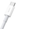 Superior USB kabeļa kabelis - USB -C 66W 6A 1M - balts