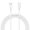 Superior USB kabeļa kabelis - USB -C 66W 6A 2M - balts