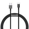Augstākais kabeļa kabelis Huawei USB - USB -C 11V / 6A Superchange 1m - melns