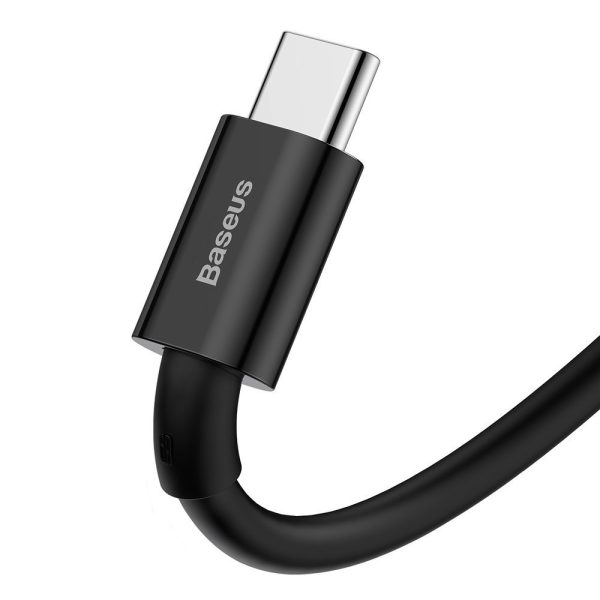 Augstākais kabeļa kabelis Huawei USB - USB -C 11V / 6A Superchange 1m - melns