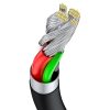 Augstākais kabeļa kabelis Huawei USB - USB -C 11V / 6A Superchange 1m - melns