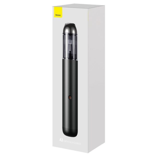 Bezvadu automašīnu putekļsūcējs 135W baseus A3 - melns