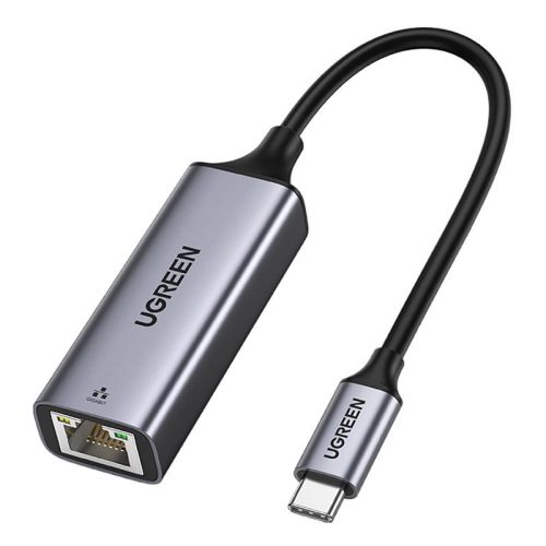 Ārējā tīkla karte LAN RJ45 - USB -C 1 gigabits Ethernet - pelēks
