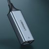 Ārējā tīkla karte LAN RJ45 - USB -C 1 gigabits Ethernet - pelēks