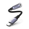 5 mm mini ligzda 10cm - melns adapteris