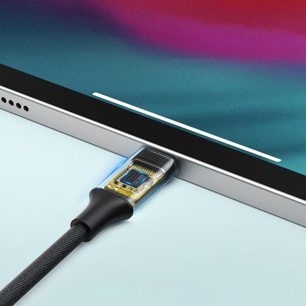 USB -C 3,5 mm mini ligzda 10cm - melns adapteris