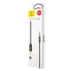 Stereo audio kabelis Aux 3,5 mm mini ligzda - USB -C 120cm - melns