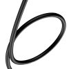 Stereo audio kabelis Aux 3,5 mm mini ligzda - USB -C 120cm - melns