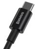 Superior USB -C kabeļa kabelis - USB -C Ātra uzlāde 100W 5A 2M - melns