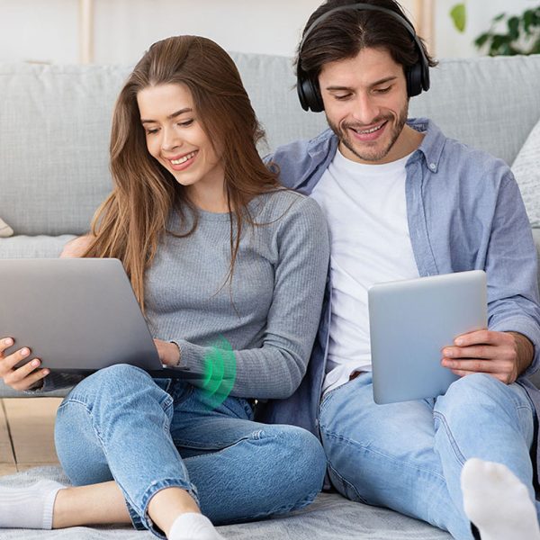 Ārējā USB tīkla karte - WiFi 2,4 GHz / 5 GHz 11ac AC650 - melns