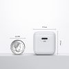 Mazs ātrs lādētājs USB-C PD 5-12V 25W-WHITE lādētājs