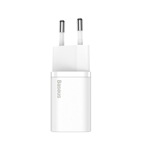 Super ātrs USB -C 25W barošanas piegāde Ātrā uzlādes lādētājs - balts