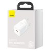 Super ātrs USB -C 25W barošanas piegāde Ātrā uzlādes lādētājs - balts