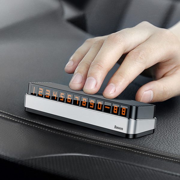 Autostāvvieta ar tālruņa numuru Moonlight Box sērija - sudrabs