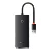 4-Port Lite Series USB-A līdz 4x USB-A 3.0 kabelis 25cm-melns