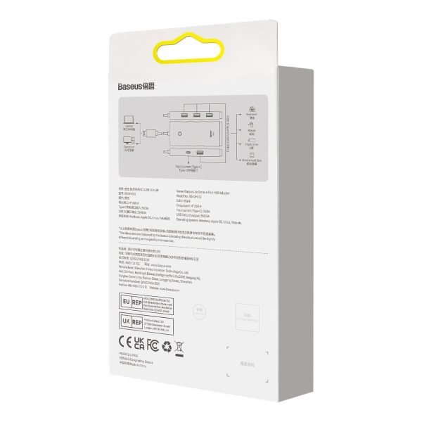 4-Port Lite Series USB-A līdz 4x USB-A 3.0 kabelis 25cm-melns